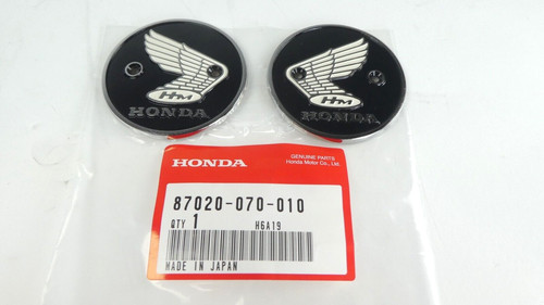 Honda embleme rund schwarz - honda,