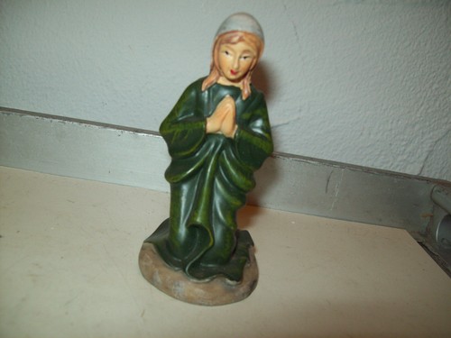 Maria alte krippen figur gips - krippen,