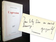 "L'AGGRESSION" (THEATER) Georges MICHEL 1968 signierter Versand inscribed signed!