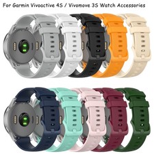 Ersatzband Für Garmin Vivoactive 4S/Vivomove 3S Uhr Silikon Armband Uhrenarmband