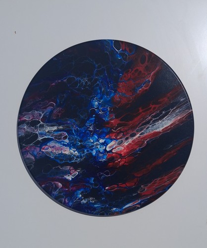 Handarbeit gemälde fluid - gemälde, art