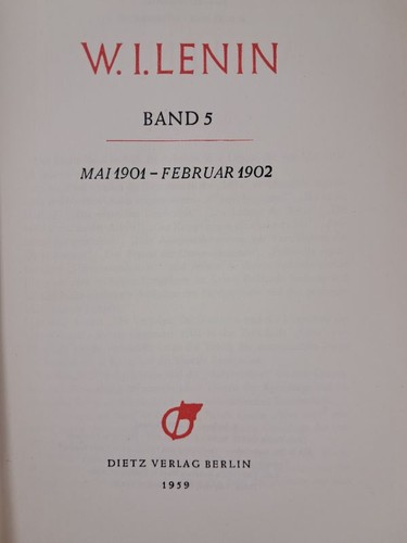 Lenin werke band - w.i.,