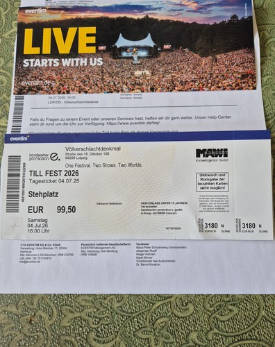 Till fest 2026 - fest, ticket