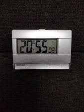 Seiko Funkwecker Digital, Klappbar Tragbar Wecker für Reisen mit Batterie