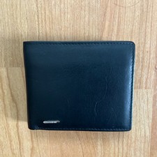 Samsonite Geldbörse Leder Schwarz Herren NEU 8 Fächer 2 Schein + 1 Münzfach