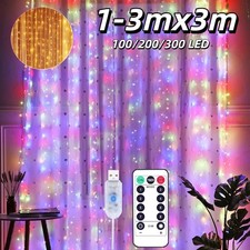 LED Lichtervorhang Weihnachten