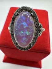 Unikat-Ring australischer Opal
