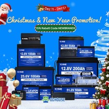 LiFePO4 Akku 12V/24V/48V 6Ah