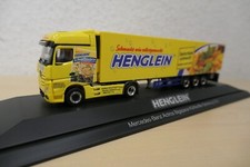 Herpa 1:87 - MB Actros`18 BigSp KüKoSZ "Henglein Schupfnudeln" PC-Modell 122177