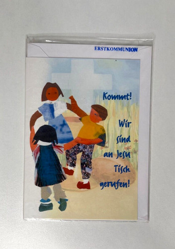 Kommunion geschenkkarte - kommunion,