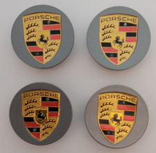 4xPorsche Original Nabendeckel Felgendeckel Platinum Seidenglanz 991 00004460723