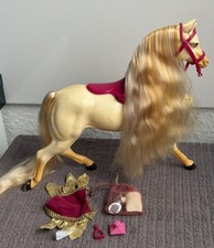 Barbie als Rapunzel Pferd