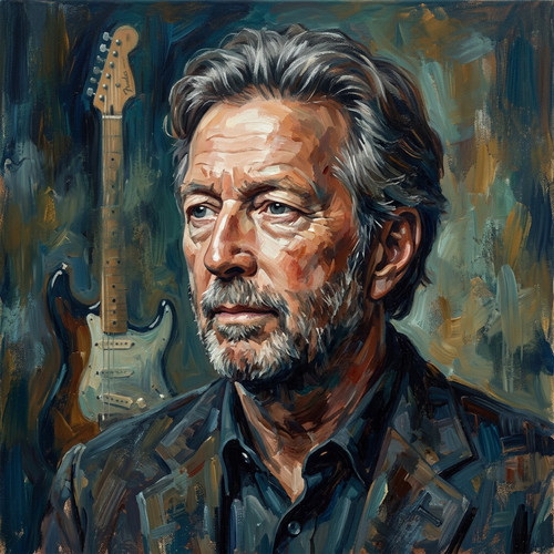 Eric clapton original portrait - clapton,
