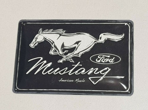 Ford blechschild mustang - ford, "