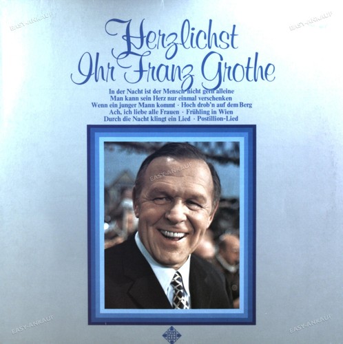 Franz grothe herzlichst - -, ihr