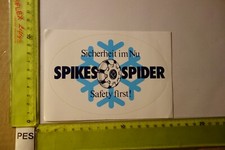 Alter Aufkleber Auto Motorrad WinterReifen Spikes Schneeketten SPIKES-SPIDER (B)