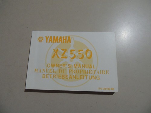 1982 yamaha 550 - xz,