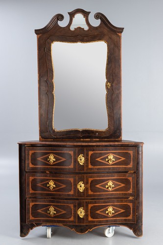 Eckschrank barock 1750 - eckschrank,