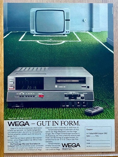 Wega videorecorder fernseher - videorecorder,