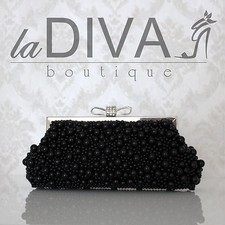 CLUTCH Tasche Perlen Strass