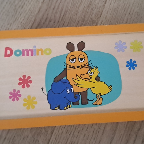 Holz domino spiel - spiel, box