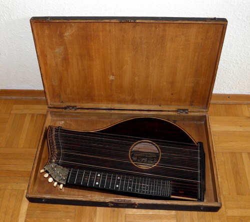 Antik zither fridolin - zither,