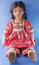 ANNETTE HIMSTEDT Künstlerpuppe PANCHITA, Mexikanerin; 65 cm