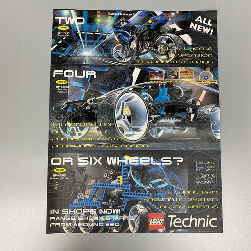 Lego technic super fahrrad rot - lego,