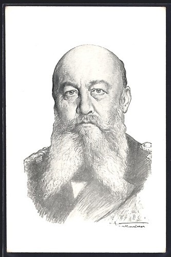Künstler großadmiral von - künstler-ak,