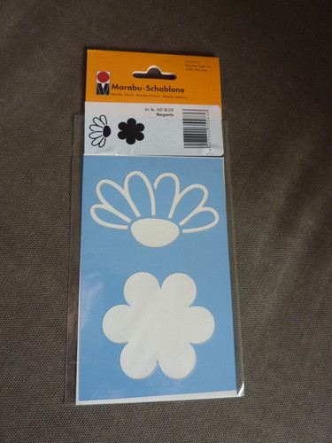 Schablone marguerite 9 5 - schablone, x