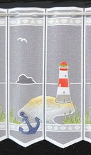 Leuchtturm badezimmergardine - leuchtturm,
