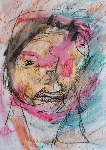 Art portrait painting modern - portrait,