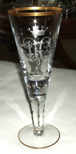 Rares antikes Pokalglas mit 5 zackiger Adelskrone - 28 cm hoch - unbeschädigt
