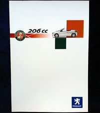 Peugeot 206 CC , Roland Garros Prospekt, 5.2003