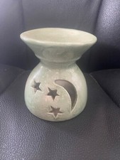 Duftlampe Aromalampe Duftstövchen Duftöllampe Keramik Perlmutt-grün Teelicht