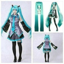 Vocaloid Hatsune Miku Video Spiel Cosplay Kostüme Bluse Rock Krawatte Gürtel OL