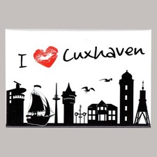 Foto Magnet I love Cuxhaven