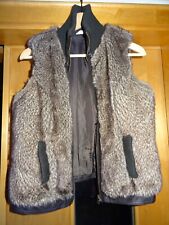 Kunstfelljacke, ohne Arm Gr. 38