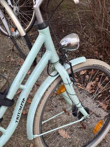 Fahrrad triumph türkis mit - fahrrad,