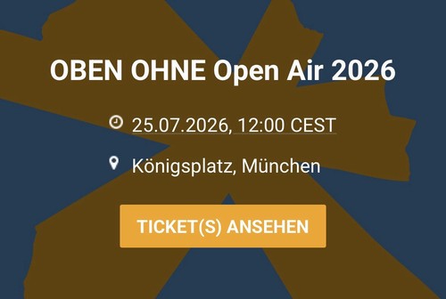 Oben ohne open - ohne, münchen