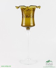 Lauscha Glas Vase Glavase Deko Sammler Blumenvase Kelchvase Landhausstil