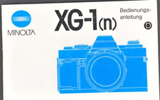 Minolta XG1(n) Bedienungsanleitung