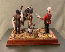 54mm-Figuren (fest montiert), erstklassiges Mini-Diorama, Luxusbemalung!