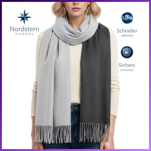 Wollschal damen wendbar - damen,
