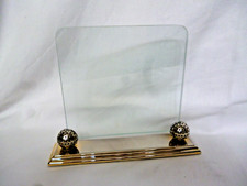 Art Deco großer Bilderrahmen Fotorahmen Metallhalter versilbert Glasscheiben