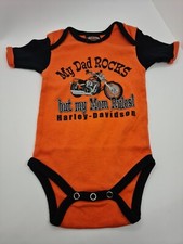 2 x original Harley Daividson Baby Body 3/6M