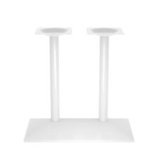 Doppel Tischgestell Modell „München“ Weiß Untergestell Bistro Gastro Tisch Fuß