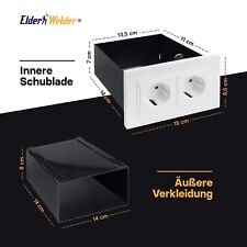 Elder Welder® Steckdosentresor Versteck, Steckdosen Safe Tresor, Wandtresor