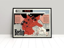 Landkarte BERLIN 1948