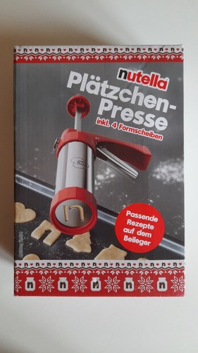 Nutella plätzchenpresse inkl - nutella,